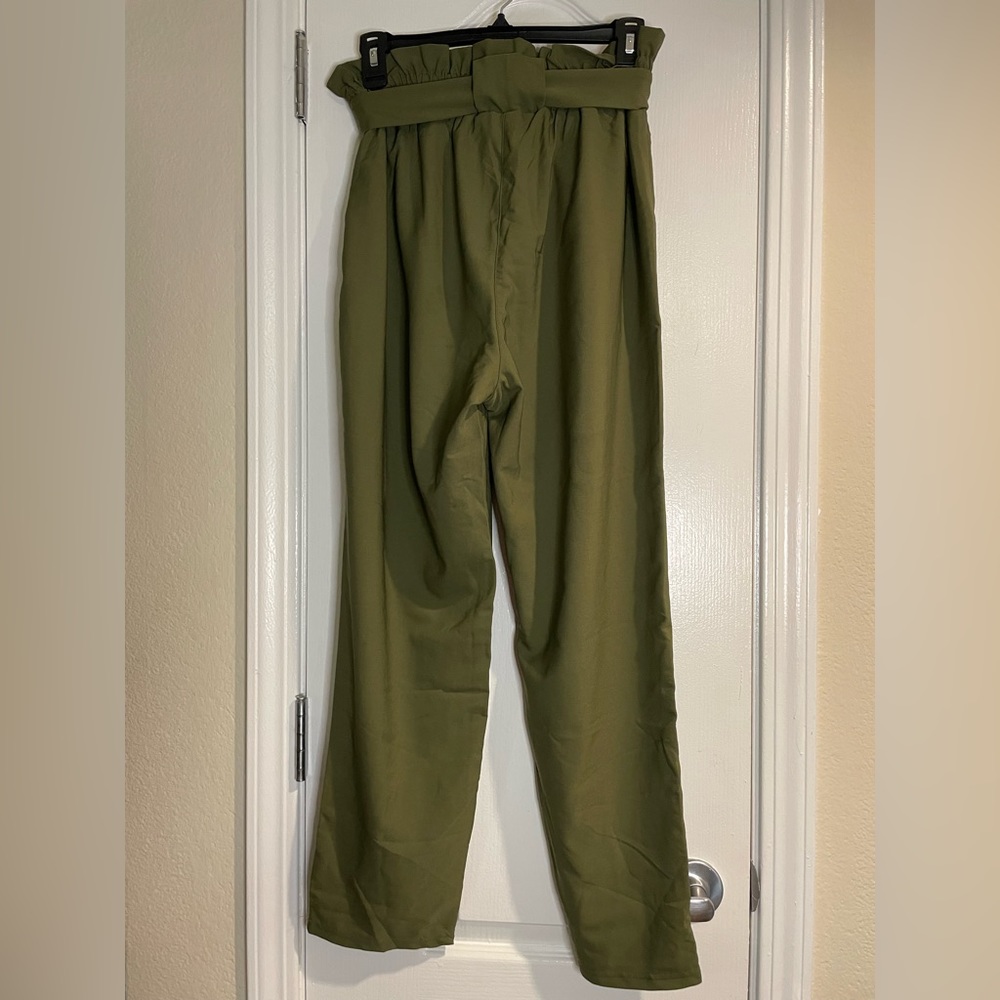 Freeprance Women’s Paper Bag Pants Size L